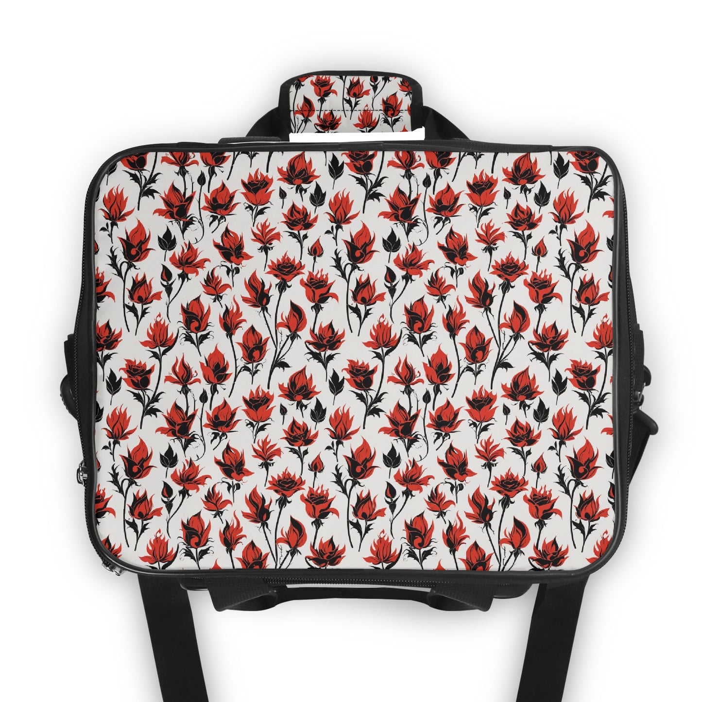 Floral Fire Insulated Leakproof Cooler Bag Lunch Box