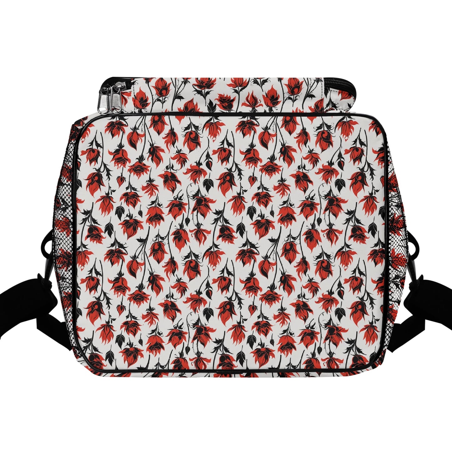 Floral Fire Insulated Leakproof Cooler Bag Lunch Box
