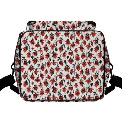 Floral Fire Insulated Leakproof Cooler Bag Lunch Box
