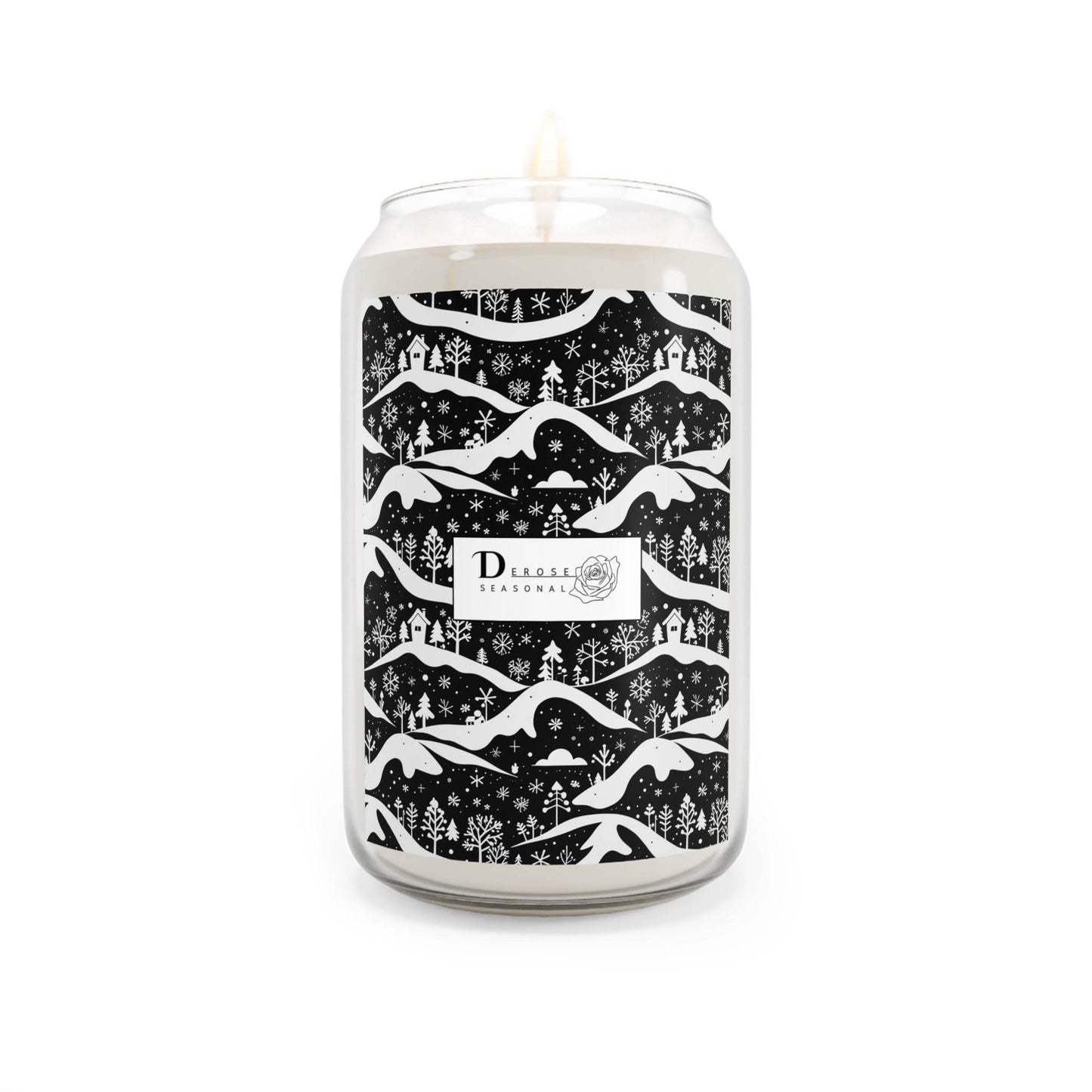 Winter Town Seasonal Vanilla Bean Candle - DeRose Seasonal