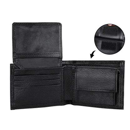 Forest Mushroom Men's Leather Folded Wallet - DeRose Seasonal