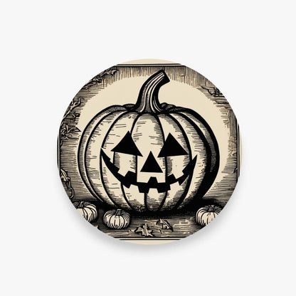 Jack-O-Lantern Pop Socket Collapsible Grip And Stand for Phones & Tablets - DeRose Seasonal
