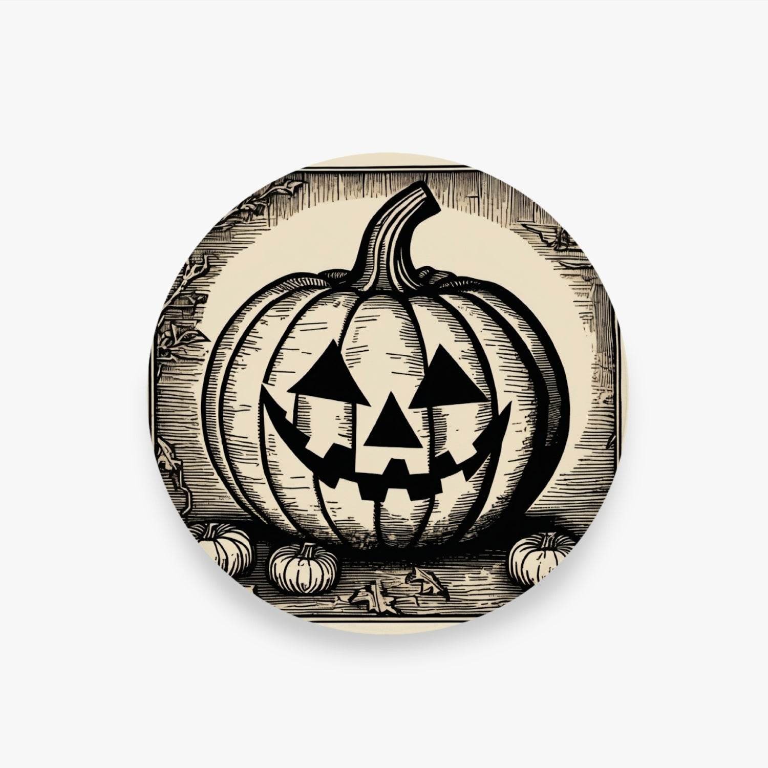Jack-O-Lantern Pop Socket Collapsible Grip And Stand for Phones & Tablets - DeRose Seasonal