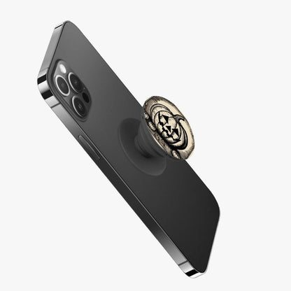 Jack-O-Lantern Pop Socket Collapsible Grip And Stand for Phones & Tablets - DeRose Seasonal