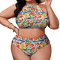 Plus Size Watermelon Two-piece Swimsuit - DeRose Seasonal