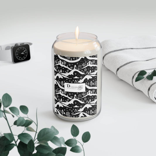 Winter Town Seasonal Vanilla Bean Candle - DeRose Seasonal