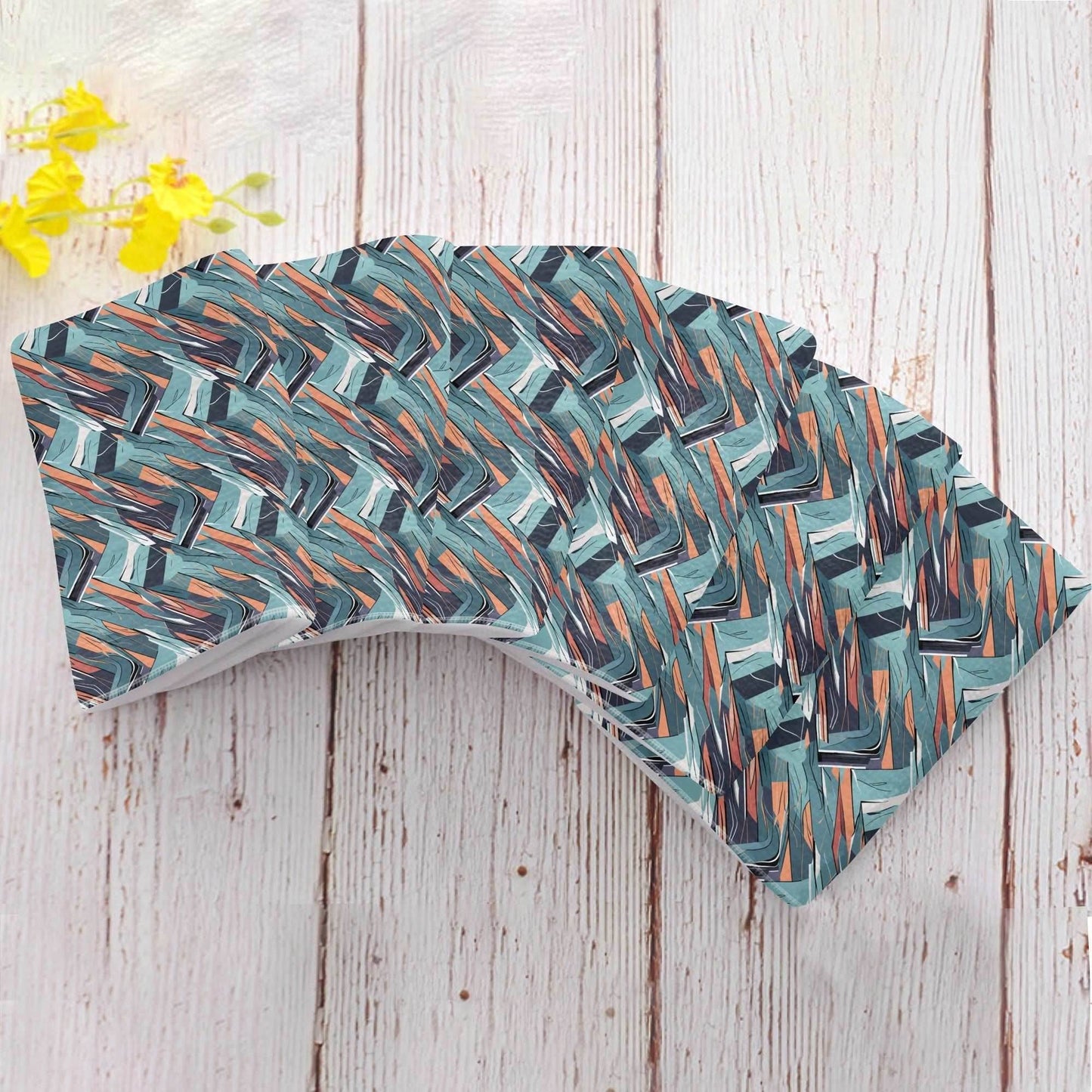 Abstract Breeze Hand Towels (6 Pcs) - DeRose Seasonal