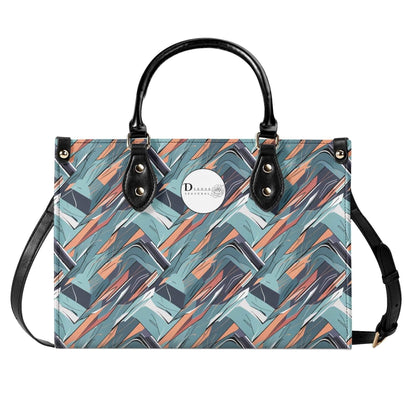 Abstract Breeze Luxury Women Leather Handbag (3 sizes) - DeRose Seasonal