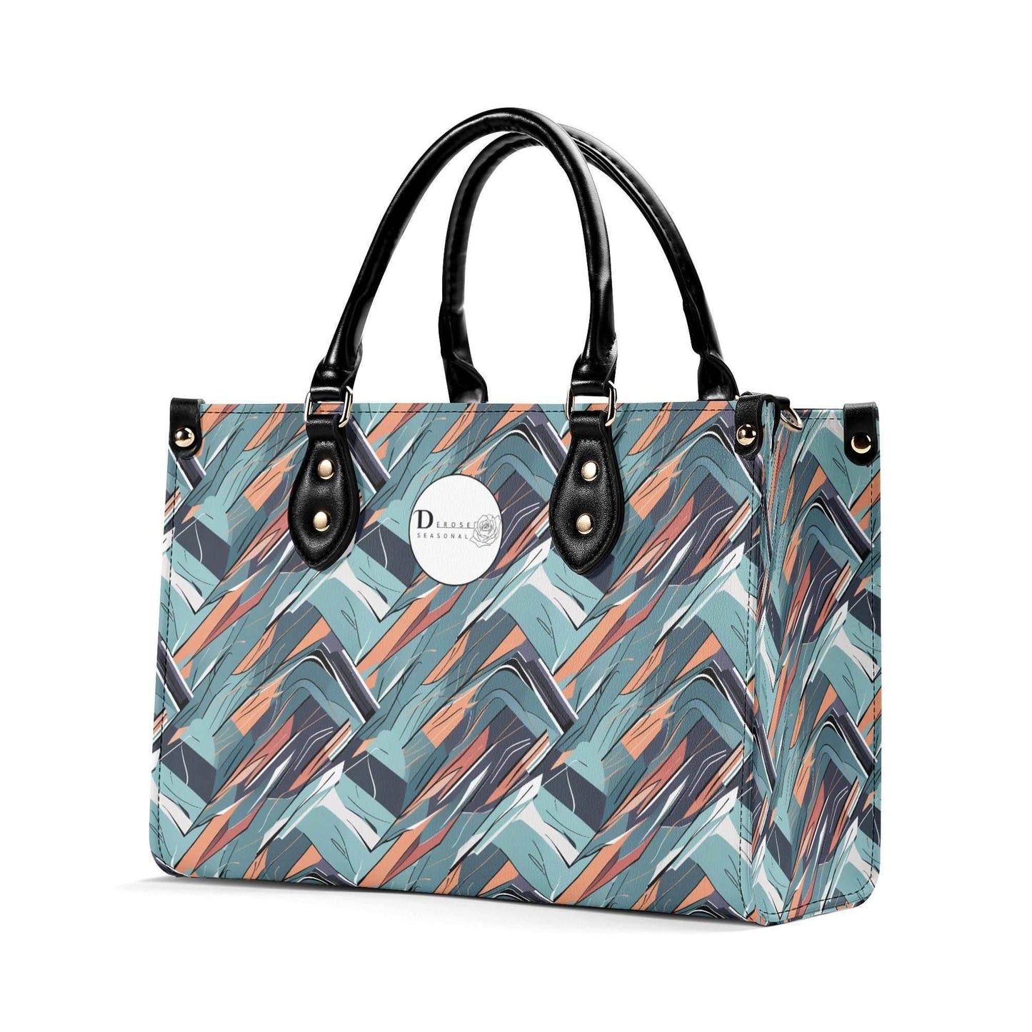 Abstract Breeze Luxury Women Leather Handbag (3 sizes) - DeRose Seasonal