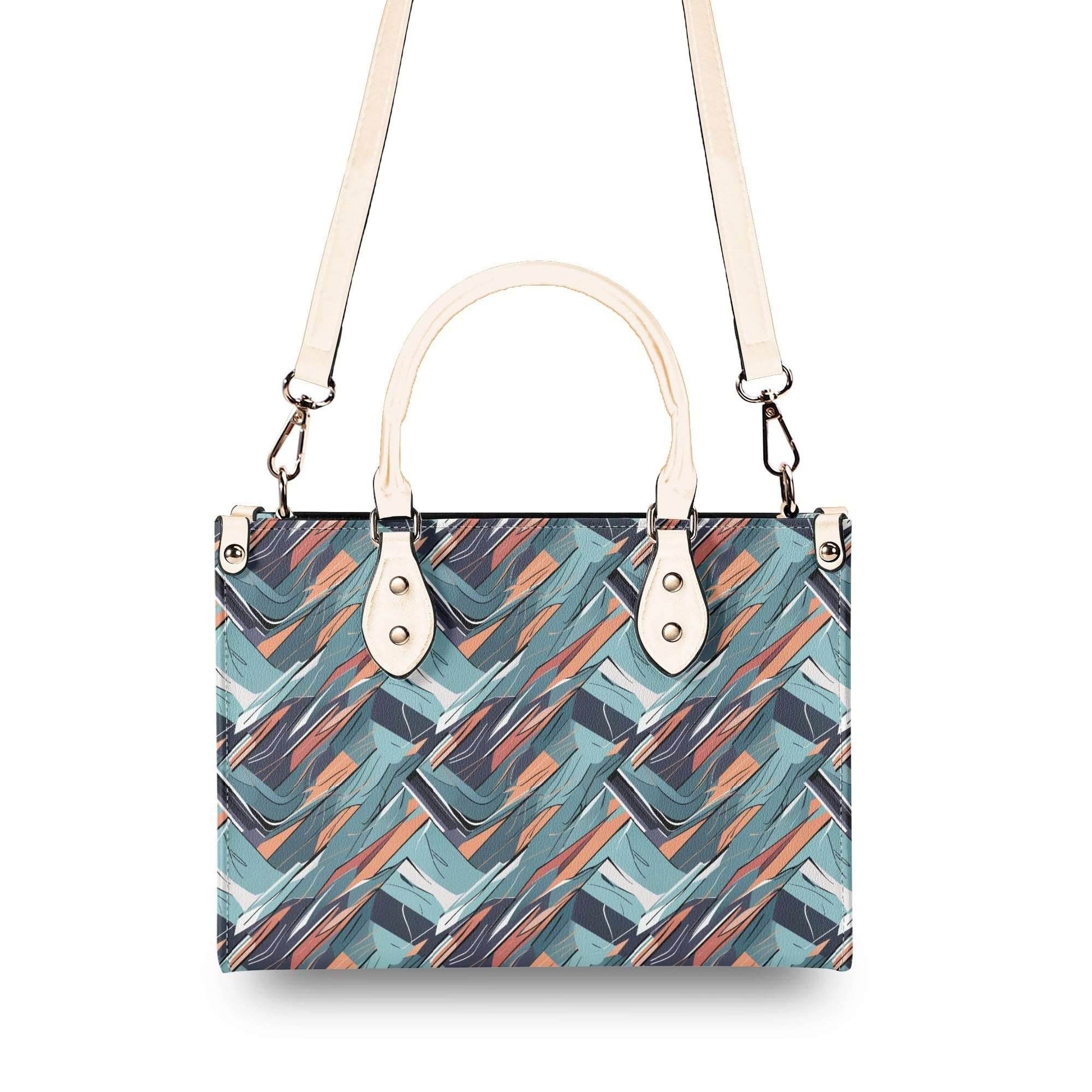 Abstract Breeze Luxury Women Leather Handbag (3 sizes) - DeRose Seasonal