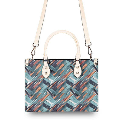 Abstract Breeze Luxury Women Leather Handbag (3 sizes) - DeRose Seasonal