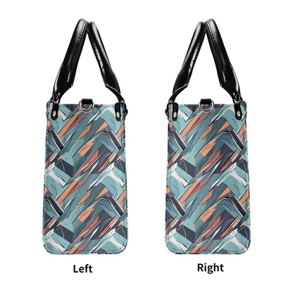 Abstract Breeze Luxury Women Leather Handbag (3 sizes) - DeRose Seasonal