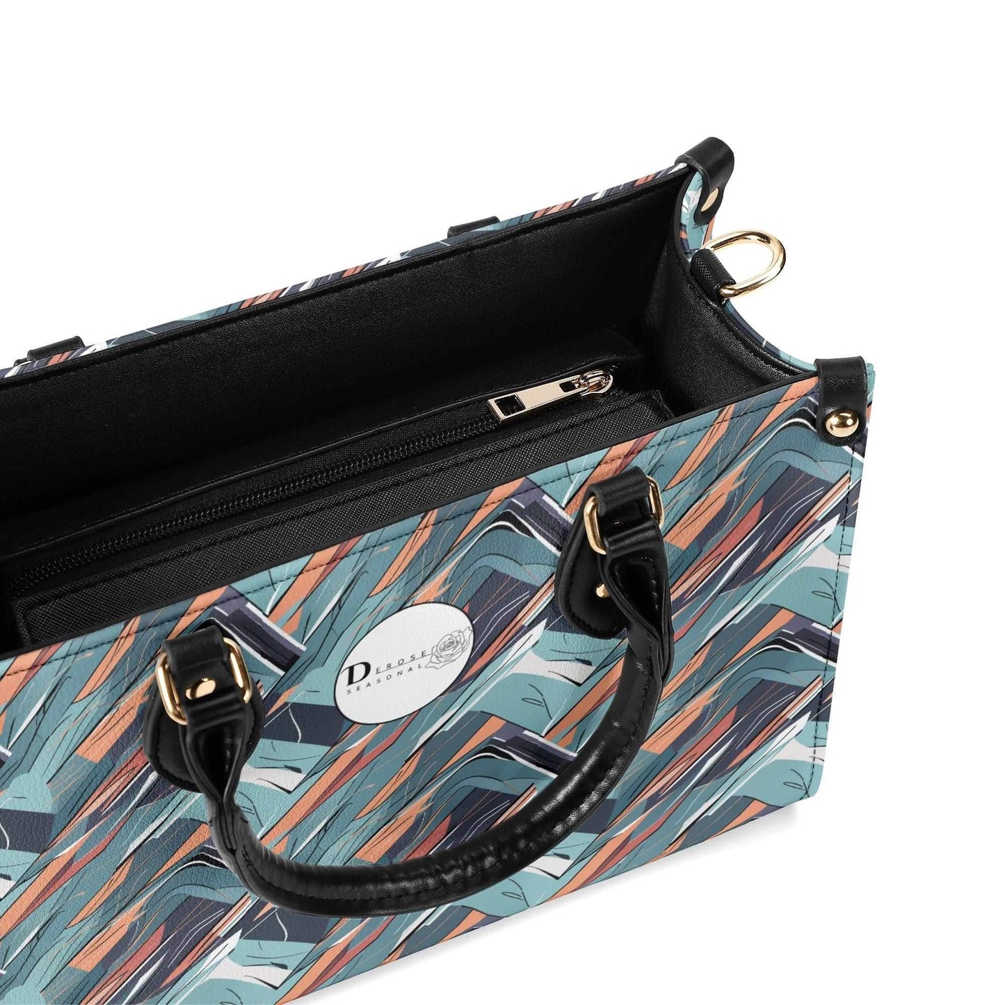 Abstract Breeze Luxury Women Leather Handbag (3 sizes) - DeRose Seasonal