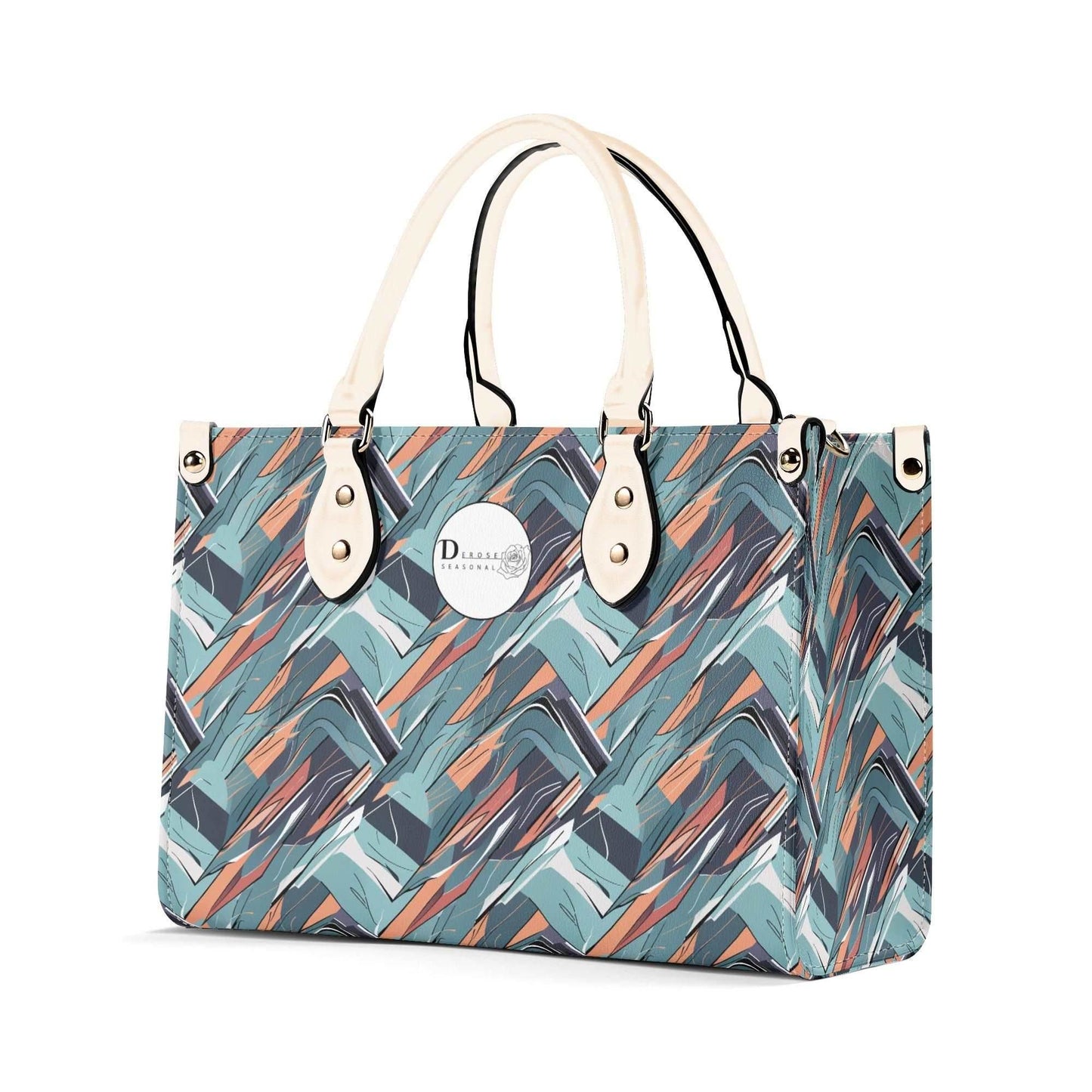 Abstract Breeze Luxury Women Leather Handbag (3 sizes) - DeRose Seasonal