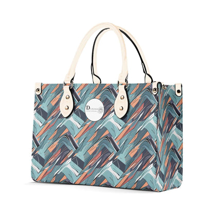 Abstract Breeze Luxury Women Leather Handbag (3 sizes) - DeRose Seasonal