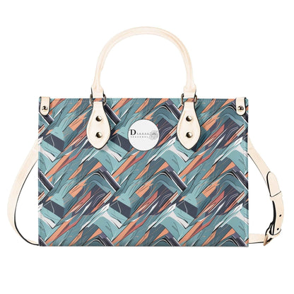 Abstract Breeze Luxury Women Leather Handbag (3 sizes) - DeRose Seasonal