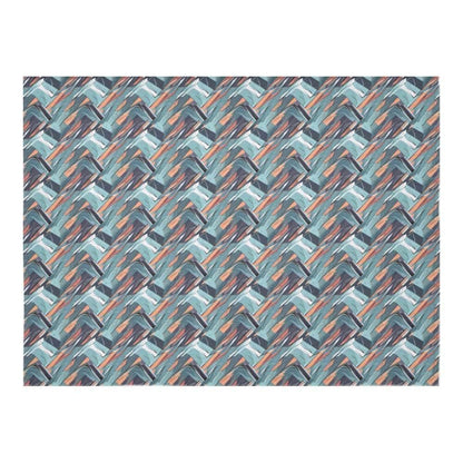 Abstract Breeze Polyester Tablecloth Polyester Tablecloth 70"x 52" DeRose Seasonal