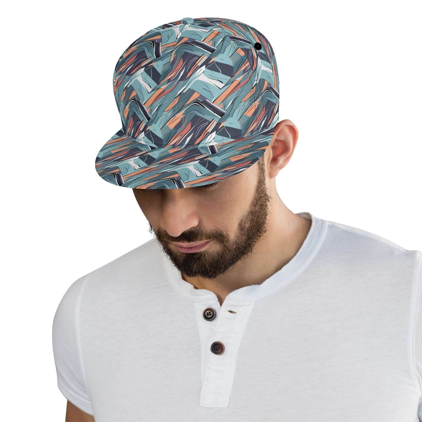 Abstract Breeze Unisex Classic Snapbacks - DeRose Seasonal