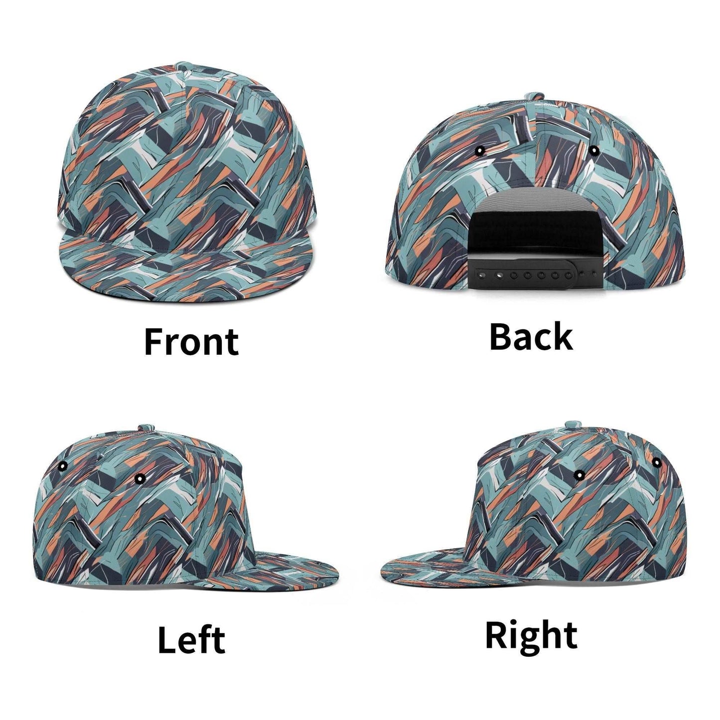 Abstract Breeze Unisex Classic Snapbacks - DeRose Seasonal