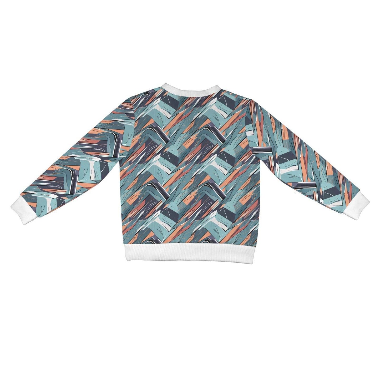 Abstract Breeze Women's Cardigan Button Sweater Custom Women's Cardigan (Model H73) - DeRose Seasonal