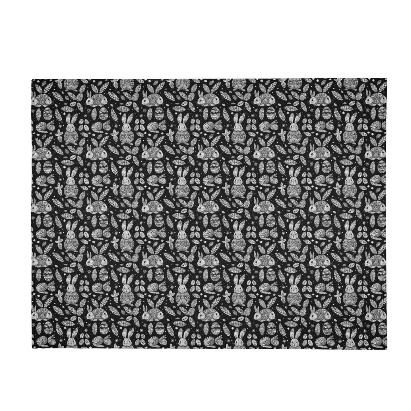 Abstract Bunny Flannel Breathable Blanket 4 Sizes - DeRose Seasonal