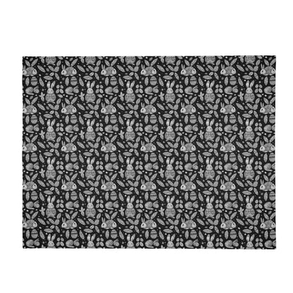 Abstract Bunny Flannel Breathable Blanket 4 Sizes - DeRose Seasonal