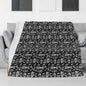 Abstract Bunny Flannel Breathable Blanket 4 Sizes - DeRose Seasonal