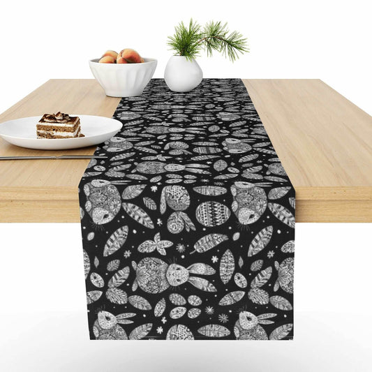 Abstract Bunny Polyester Table Runner - DeRose Seasonal
