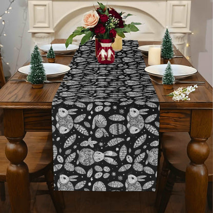 Abstract Bunny Polyester Table Runner - DeRose Seasonal