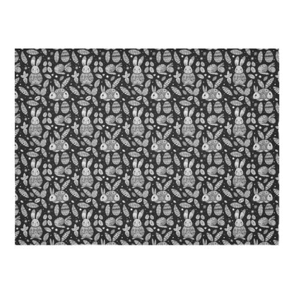 Abstract Bunny Polyester Tablecloth Polyester Tablecloth 70"x 52" DeRose Seasonal