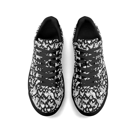 Abstract Love Adult Lightweight Brand Low Top Leather Shoes - DeRose Seasonal