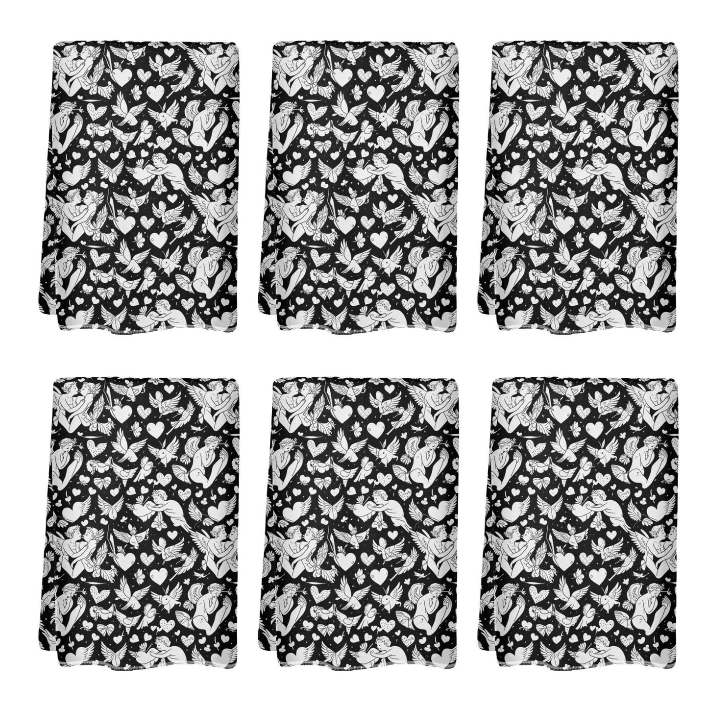 Abstract Love Hand Towels (6 Pcs) - DeRose Seasonal