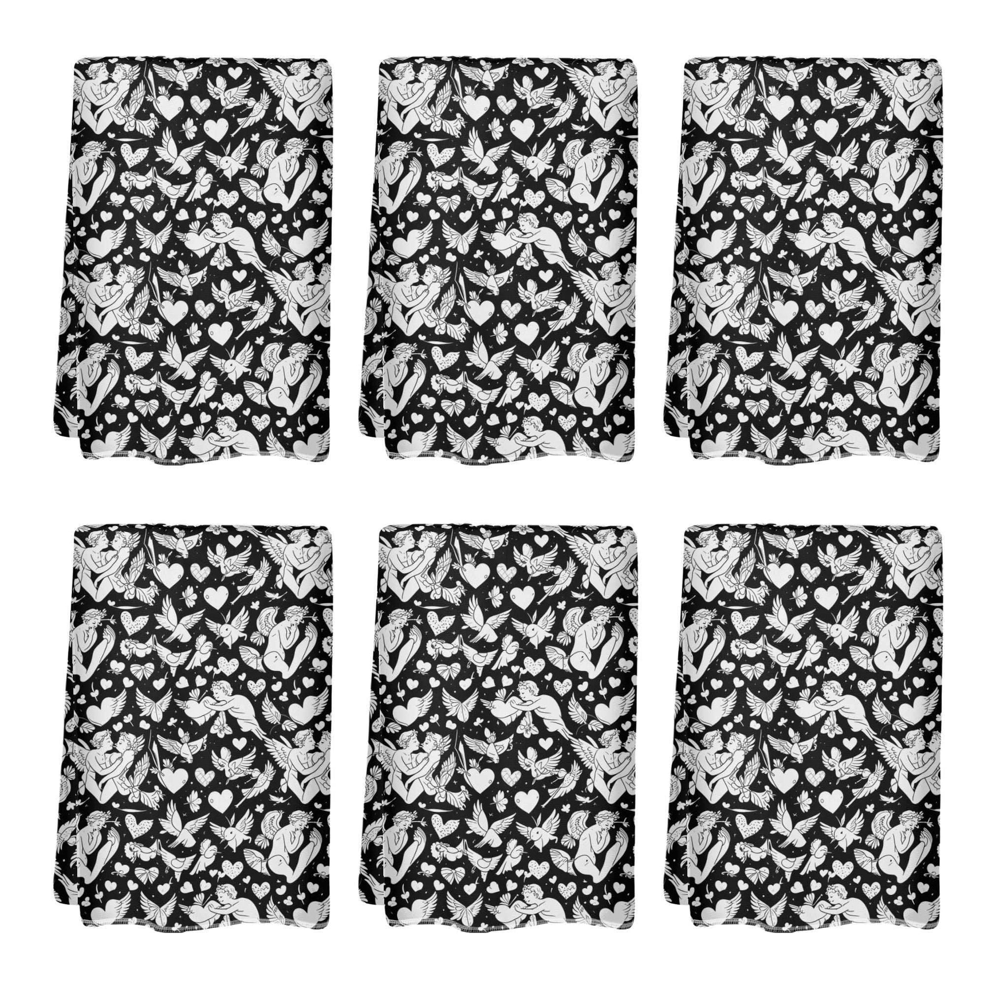 Abstract Love Hand Towels (6 Pcs) - DeRose Seasonal