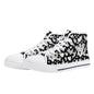 Abstract Love Men's High Top Canvas Shoes - DeRose Seasonal