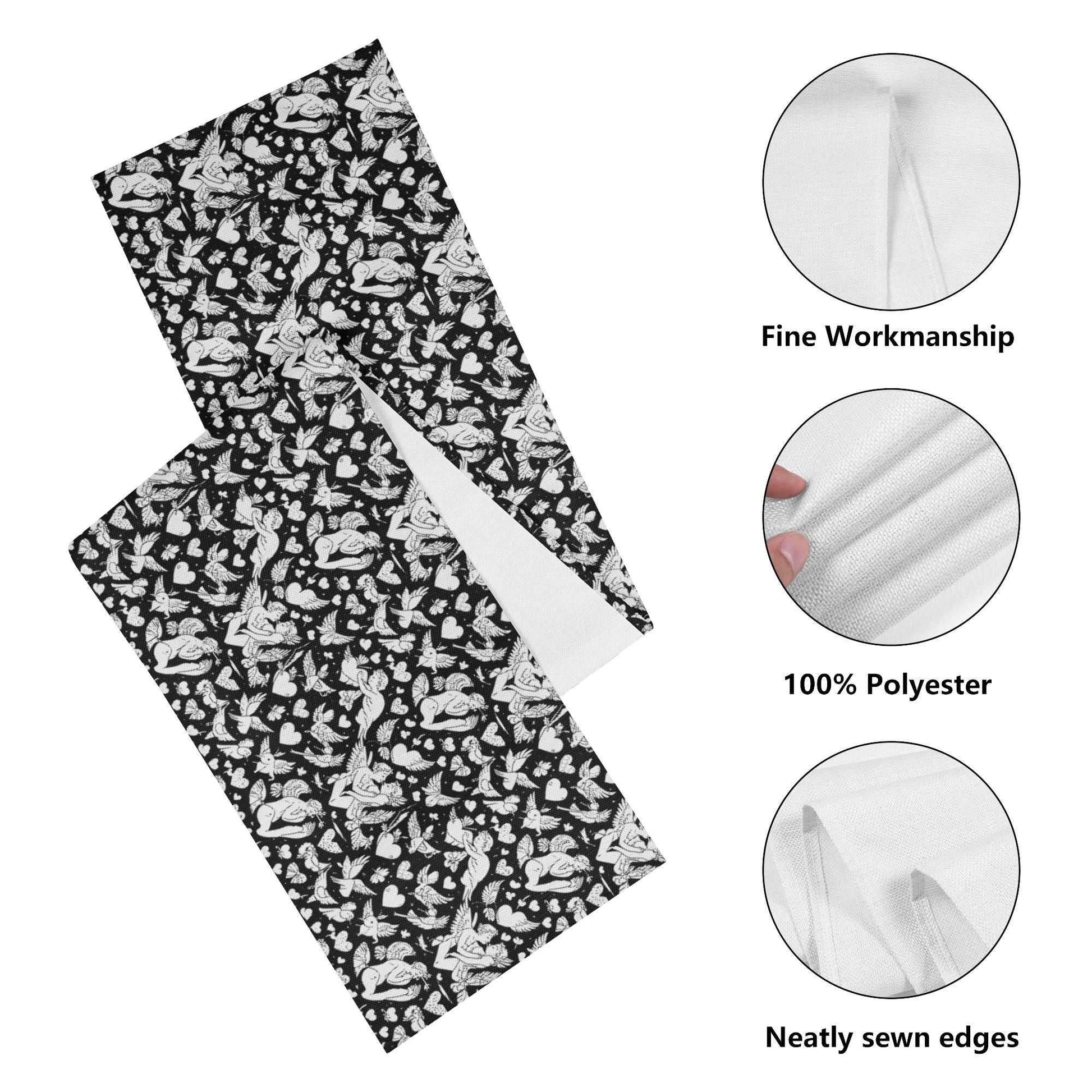 Abstract Love Polyester Table Runner - DeRose Seasonal