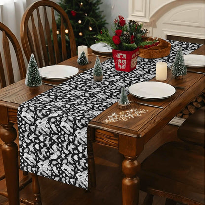 Abstract Love Polyester Table Runner - DeRose Seasonal