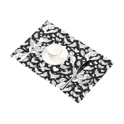 Abstract Love Table Placemat (set of 6) Placemats 12" x 18" (Set of 6) DeRose Seasonal
