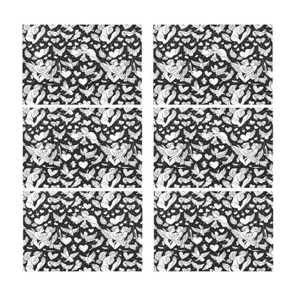Abstract Love Table Placemat (set of 6) Placemats 12" x 18" (Set of 6) DeRose Seasonal