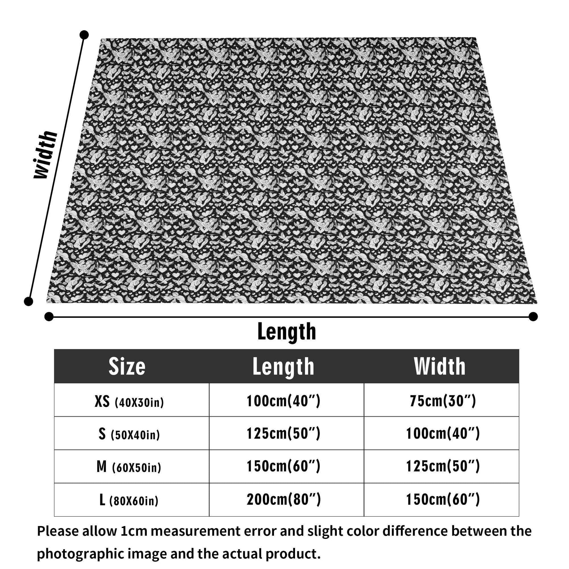 Abstract love Flannel Breathable Blanket 4 Sizes - DeRose Seasonal