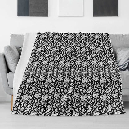 Abstract love Flannel Breathable Blanket 4 Sizes - DeRose Seasonal