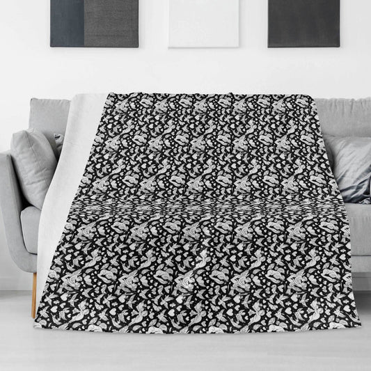 Abstract love Flannel Breathable Blanket 4 Sizes - DeRose Seasonal