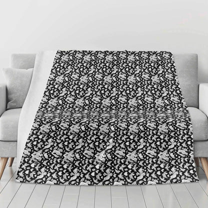 Abstract love Flannel Breathable Blanket 4 Sizes - DeRose Seasonal