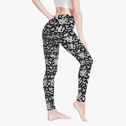 Abstract love Women's Yoga Pants - DeRose Seasonal