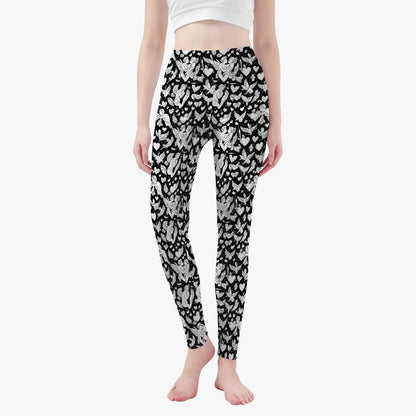 Abstract love Women's Yoga Pants - DeRose Seasonal