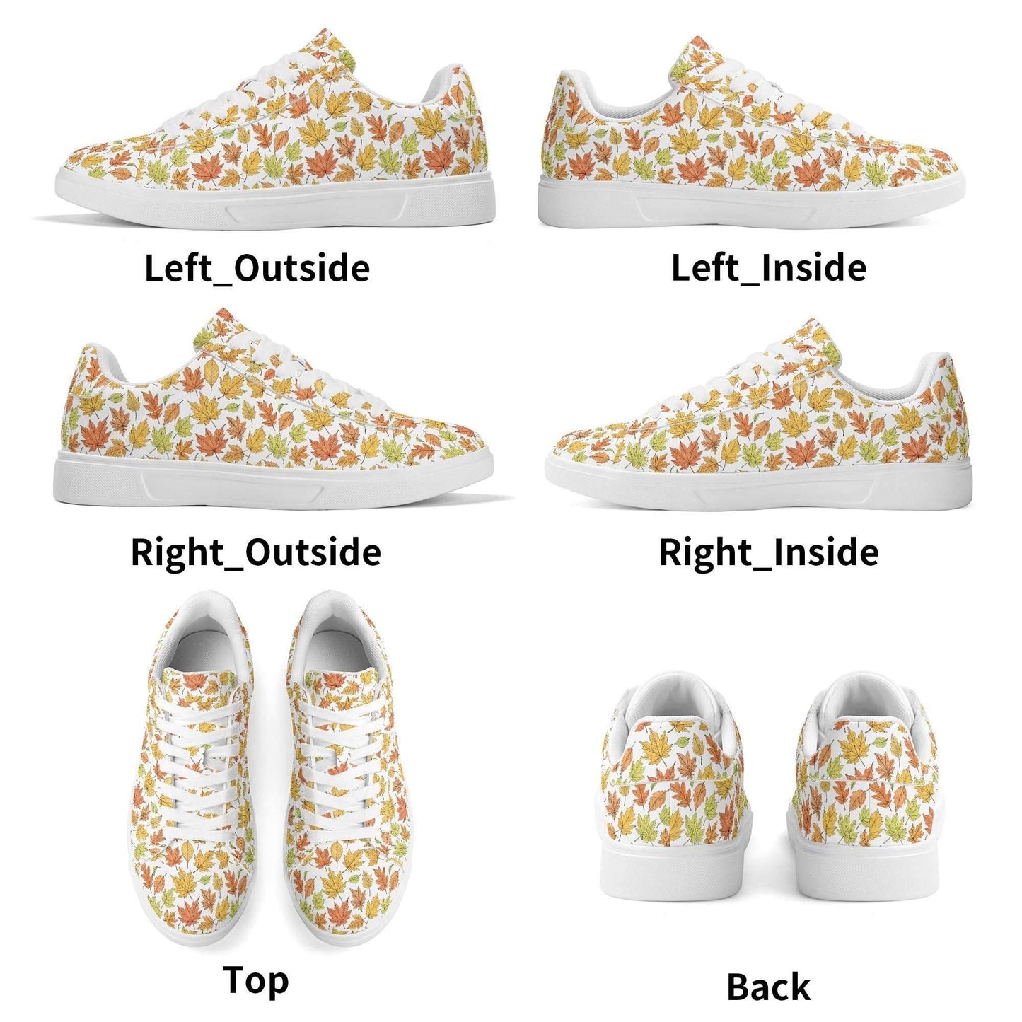 Autumn Adult Lightweight Brand Low Top Leather Shoes - DeRose Seasonal