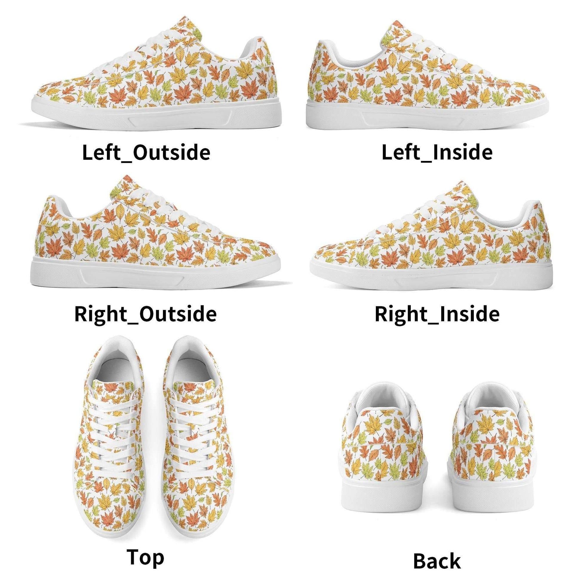 Autumn Adult Lightweight Brand Low Top Leather Shoes - DeRose Seasonal