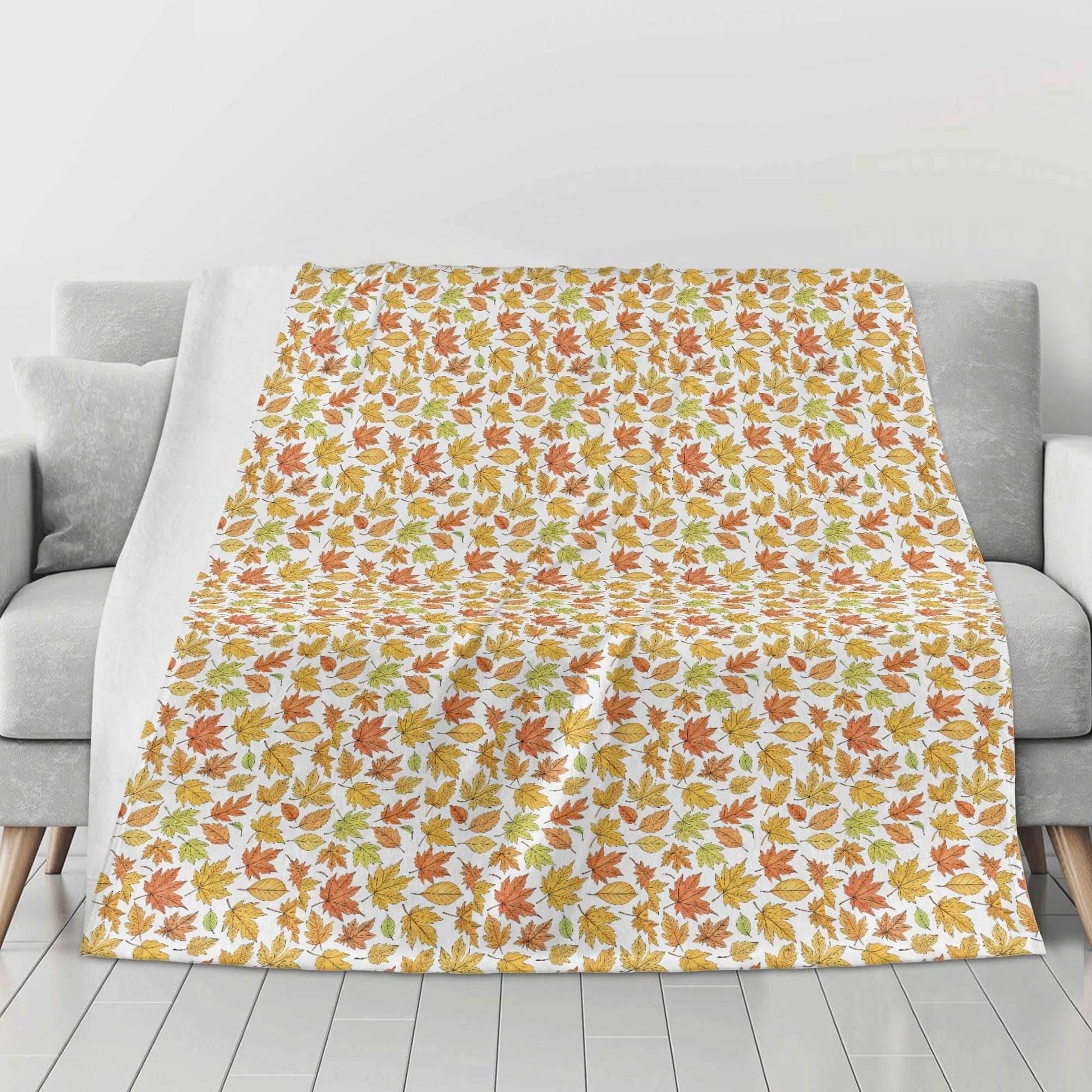 Autumn Flannel Breathable Blanket 4 Sizes - DeRose Seasonal
