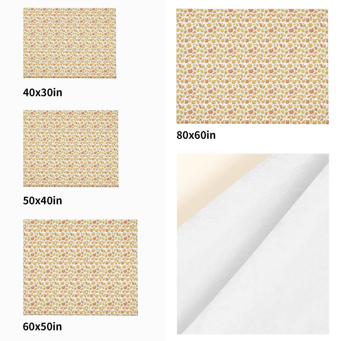 Autumn Flannel Breathable Blanket 4 Sizes - DeRose Seasonal