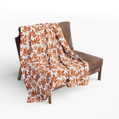 Autumn Leaves Fleece Blanket - 3 sizes - DeRose Seasonal
