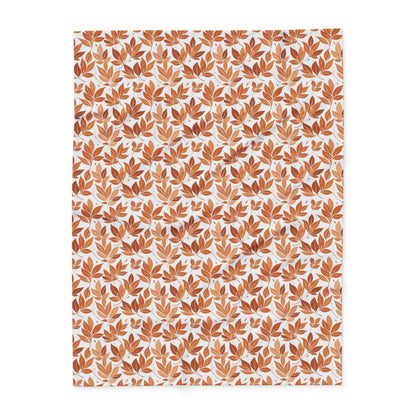 Autumn Leaves Fleece Blanket - 3 sizes - DeRose Seasonal